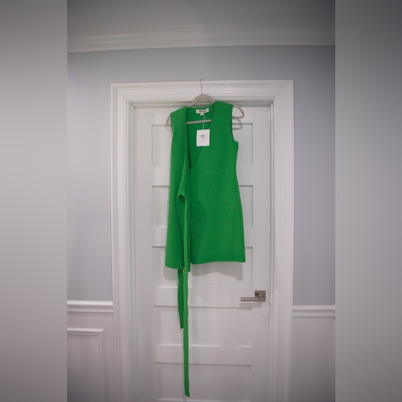 Diane Von Furstenberg Green Wrap Dress - Picture 4 of 5